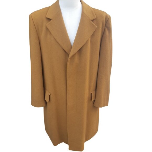 St. Michael's SZ 46 100% Pure Cashmere Men's Over Coat - Picture 1 of 14